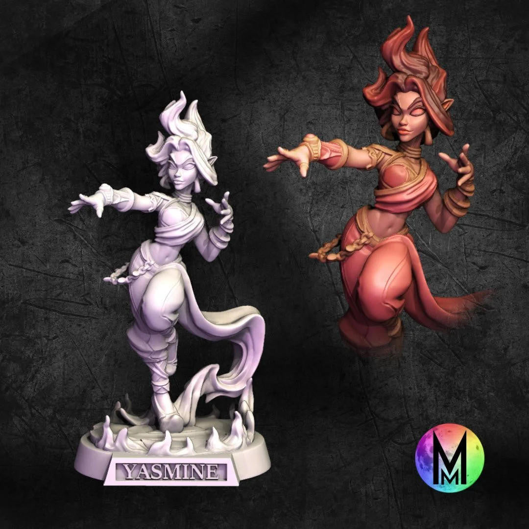 Moonlight Minis Yasmine the Dangerous - Fire Djinnasi